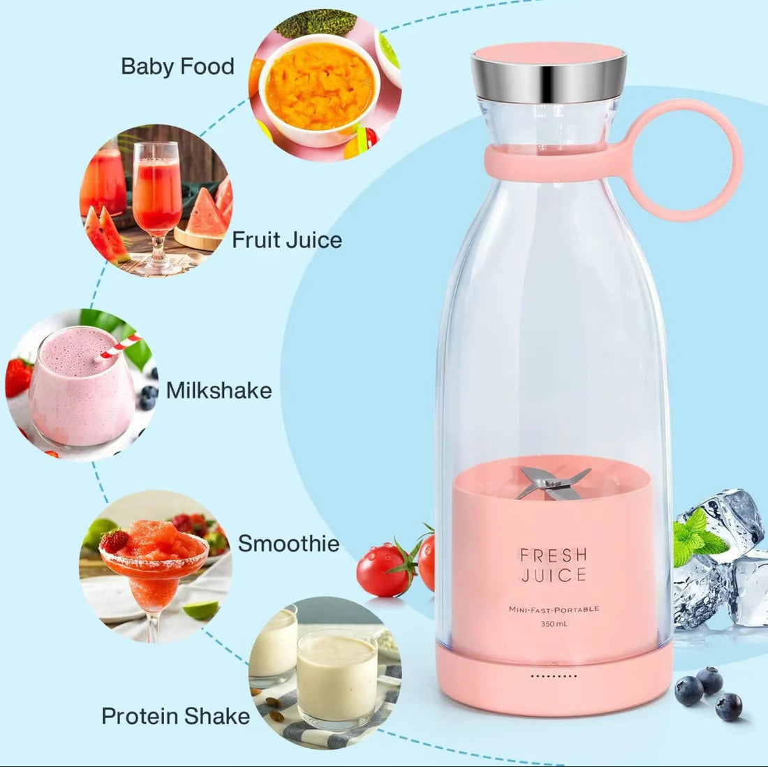 Portable Fresh Juice Blender