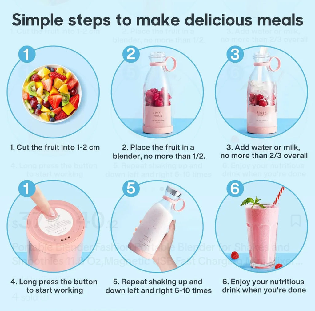 Portable Fresh Juice Blender