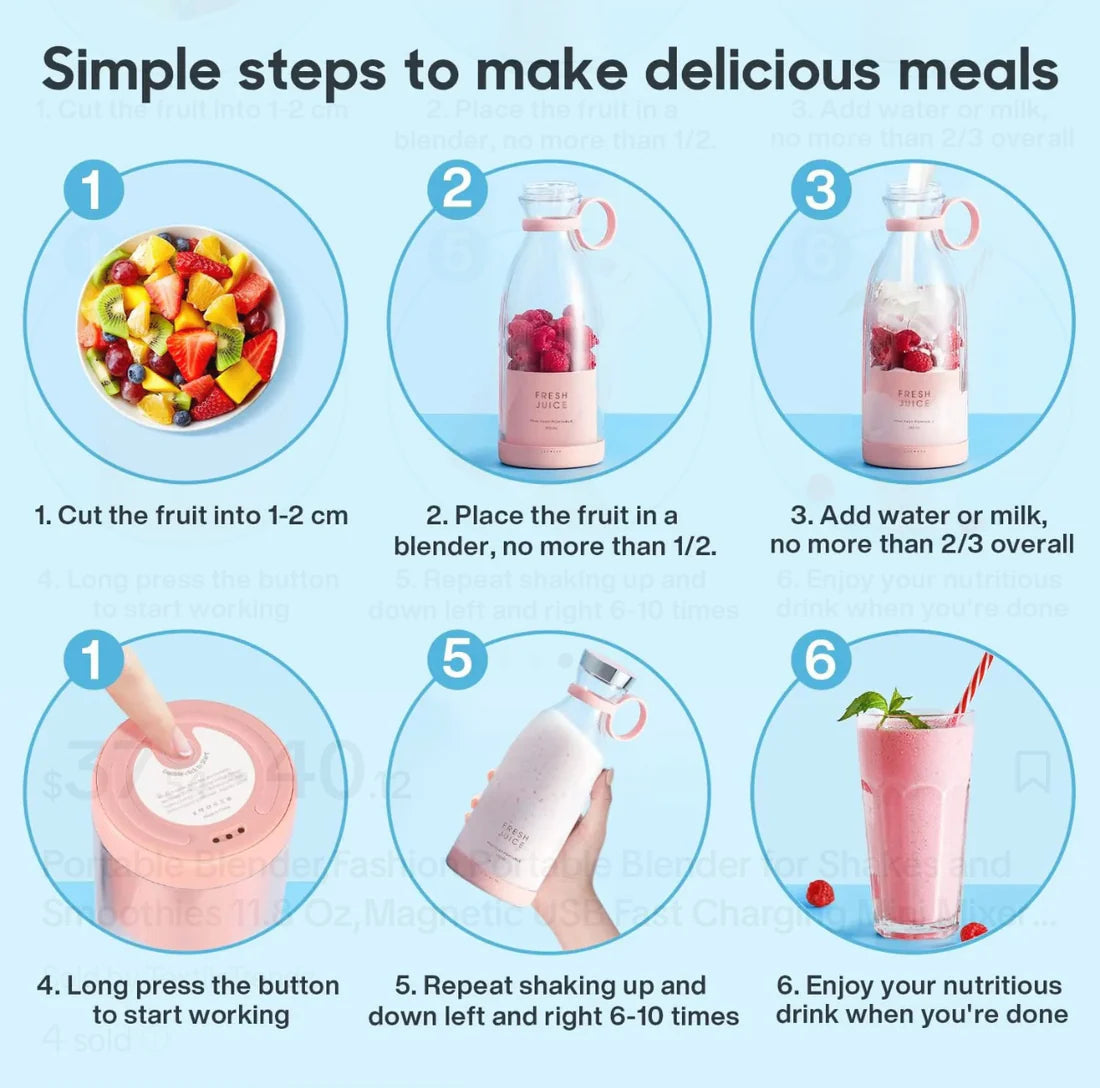 Portable Fresh Juice Blender